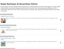 Tablet Screenshot of kedai-kesihatan-kecantikan-online.blogspot.com