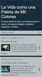 Mobile Screenshot of lavidacomounapaletademilcolores.blogspot.com