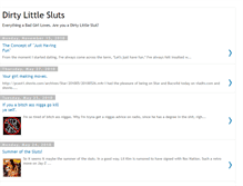 Tablet Screenshot of dirtylittlesluts.blogspot.com