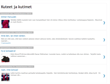 Tablet Screenshot of kuteetjakutimet.blogspot.com