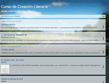 Tablet Screenshot of cursoderelato.blogspot.com