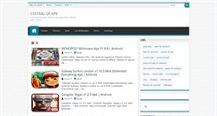 Desktop Screenshot of centralofapk.blogspot.com