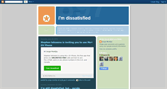 Desktop Screenshot of imdissatisfied.blogspot.com