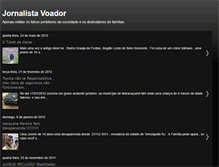 Tablet Screenshot of jornalistavoador.blogspot.com