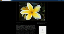 Desktop Screenshot of mellow-and-yellow.blogspot.com