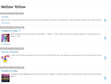 Tablet Screenshot of mellow-and-yellow.blogspot.com