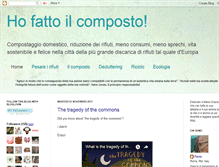 Tablet Screenshot of hofattoilcomposto.blogspot.com