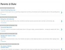 Tablet Screenshot of parentsatduke.blogspot.com