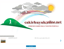 Tablet Screenshot of cakirhuyuk.blogspot.com