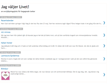 Tablet Screenshot of jagvaljerlivet.blogspot.com