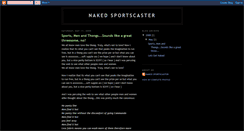 Desktop Screenshot of nakedsportscaster.blogspot.com