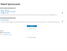 Tablet Screenshot of nakedsportscaster.blogspot.com