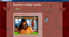 Desktop Screenshot of hayleys-crafty-cards.blogspot.com