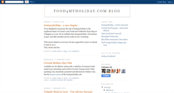 Desktop Screenshot of food4myholiday.blogspot.com