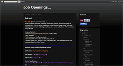 Desktop Screenshot of latestjobopenings.blogspot.com