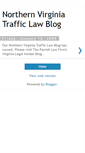 Mobile Screenshot of northernvirginiatrafficlaw.blogspot.com