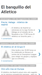 Mobile Screenshot of elbanquillodelatletico.blogspot.com