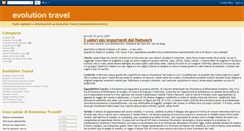 Desktop Screenshot of evolution-travel-opinioni.blogspot.com
