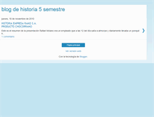 Tablet Screenshot of bloghistoriaempresarial.blogspot.com