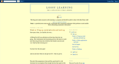 Desktop Screenshot of lossylibrarian.blogspot.com