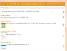 Tablet Screenshot of de13areacurricular.blogspot.com