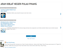 Tablet Screenshot of kiblatpenang.blogspot.com