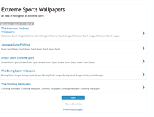 Tablet Screenshot of extremesportswallpapers.blogspot.com