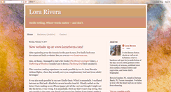 Desktop Screenshot of lorariverainsidewriting.blogspot.com