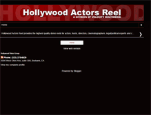 Tablet Screenshot of hollywoodactorsreel.blogspot.com