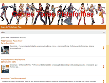 Tablet Screenshot of gamestodasplataformas.blogspot.com