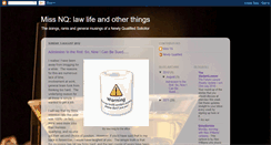 Desktop Screenshot of lawlifeandotherthings.blogspot.com