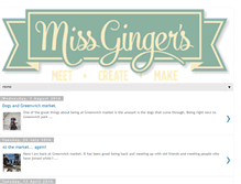 Tablet Screenshot of missgingermakes.blogspot.com