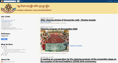 Desktop Screenshot of leklingenviroment.blogspot.com