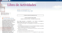 Desktop Screenshot of librodeactividades.blogspot.com