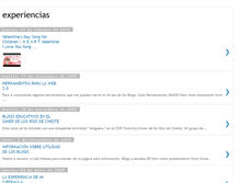 Tablet Screenshot of experiencias-es-red.blogspot.com