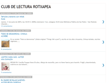 Tablet Screenshot of clubdelecturarotxapea.blogspot.com