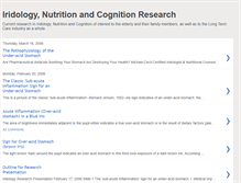 Tablet Screenshot of irisnutritioncognitionresearch.blogspot.com