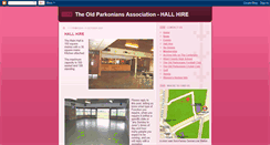 Desktop Screenshot of oldparkshallhire.blogspot.com