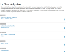 Tablet Screenshot of lefleurdelystoo.blogspot.com