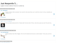 Tablet Screenshot of keepsmile5.blogspot.com