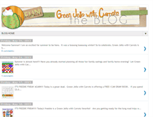 Tablet Screenshot of greenjellowithcarrots.blogspot.com