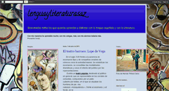 Desktop Screenshot of lenguayliteraturasaz.blogspot.com
