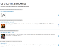 Tablet Screenshot of errantesbrincantes.blogspot.com