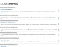 Tablet Screenshot of intenseslacking.blogspot.com