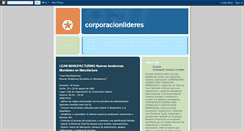 Desktop Screenshot of corporacionlideres.blogspot.com