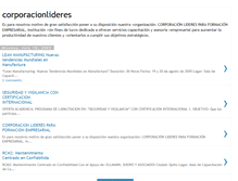 Tablet Screenshot of corporacionlideres.blogspot.com