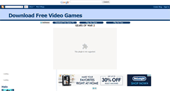 Desktop Screenshot of 100freevideogames.blogspot.com