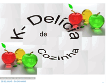 Tablet Screenshot of k-deliciadecozinha.blogspot.com