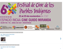 Tablet Screenshot of festivaldecineindigenaenchaco.blogspot.com