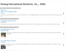 Tablet Screenshot of hmonginternationalministries.blogspot.com